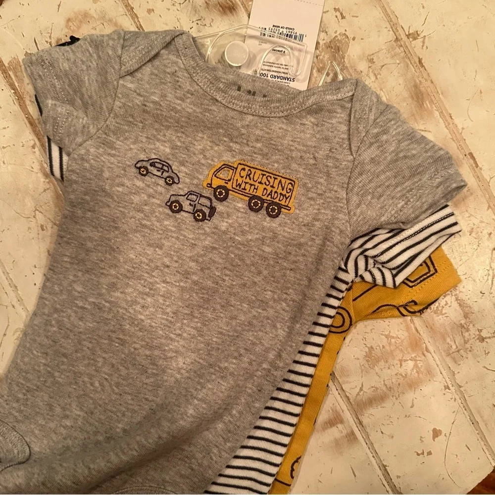 New Child of Mine Onesie, Bibs & Socks Set